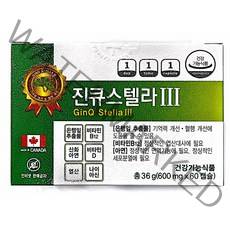 캐나다 진큐센텔라 2 혈액순환 혈행 기억력 개선제 영양제, 60개입, 60정