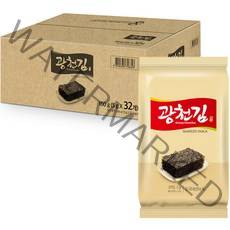 광천김 도시락 김, 5g, 32개