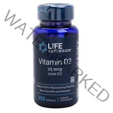 라이프익스텐션 비타민 D3 1000 IU 소프트젤, 250개입, 1개