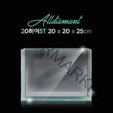 청룡아쿠아 20HQ 올디아망 20X20X25 5T 어항 수족관 하이큐브 매트사은품