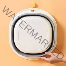 빼다 욕실 접이식 틈새 폴딩수납 세숫대야, L(380x150mm)