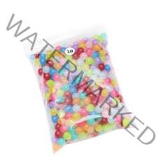 파티드레싱 반투명 컬러믹스 구슬 10mm 430p, 1개