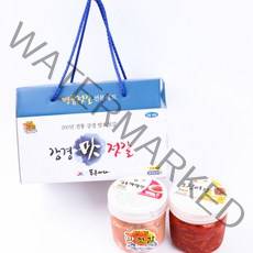 강경젓갈 2종 (실속백명란젓500g+오징어젓500g)선물세트, 1