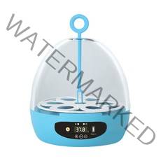 스마트 병아리 부화기 6구 자동회전 수동회전, 블루