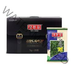대천김 곱창 도시락김 5g x 20p 선물세트, 1세트