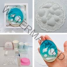 에코비누비 바다 비누 만들기 키트 (5인용) 수제 비누 DIY 패키지/단체 체험 재료 세트