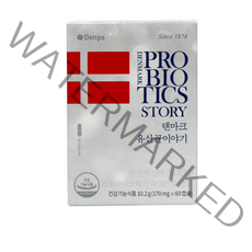 식약처인증 덴프스 덴마크 유산균 이야기 lgg유산균 엘지지 프로바이오틱스 캡슐, 60캡슐, 4개월분, 60정