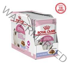 로얄캐닌 키튼 인스팅티브 젤리 파우치 습식사료, 85g, 48개