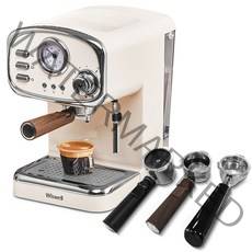 위즈웰 에스프레소 반자동 커피머신 + 필터 3종, WC5013Y(옐로우베이지)