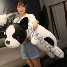 BUZZLE 엎드려있는 불독 인형 바디필로우 80-120cm, 1번, 80cm