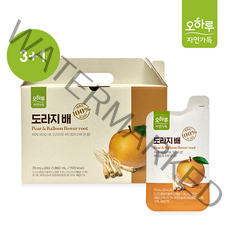 [설 명절 3+1박스] 오하루 자연가득 도라지배, 없음