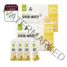 오하루 자연가득 퀘이커 오트밀 쉐이크 12입*2박스+파스텔 헤이끈2개, 2박스+사은품