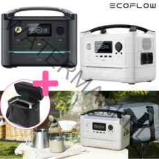 에코플로우 리버 맥스 플러스 파워뱅크 인산철 220V 12v 태양 캠핑용, 리버맥스+ (화이트 색상)