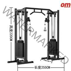 랫풀 렛풀 다운 케이블머신 렛타워 홈짐 랫풀다운그립, 220cm 140kg
