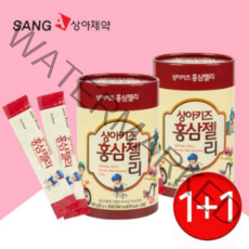 1+1 상아제약 상아키즈 홍삼젤리 총60포 홍삼 면역 밥안먹는아이, 2개