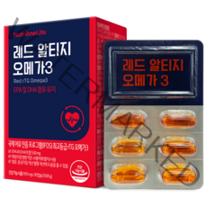 뉴트리원 레드 알티지 오메가 3, 30정, 1개