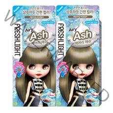 프레쉬라이트 폼 컬러 염색제, 에어리애쉬, 2개입