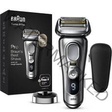 BRAUN 시리즈 9 PRO 전기면도기, 9417s, 실버