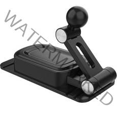 레드빈 2단 회전 3M 접착식 대시보드 모니터 거치대 DIDM, 1개, 블랙