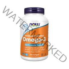 나우푸드 오메가-3 피쉬 오일 200소프트젤 NOW Omega-3, 200정, 1개