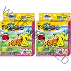 종이나라 포켓몬 글라스아트 10.5ml x 6색, 2세트, 혼합색상