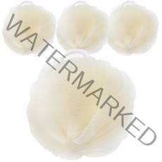 루이본 고급 샤워볼, 옐로우, 4개