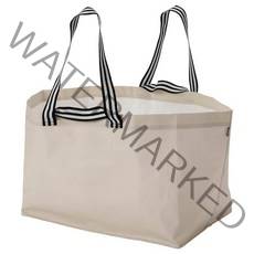 이케아 GORSNYGG 예르스뉘그 장바구니 L 빨래가방 분리수거 타포린백 수납가방, 블루