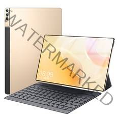 YIYAGI Tab 멀티미디어 태블릿PC 신형 한글 내장 Netflix 시스템/10.1인치/WIFI 블루투스/4GB+64GB+키보드 추가 포함 P50, 골드(키보드 포함)