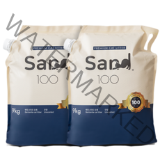 샌드백 고양이 오리지널 프리미엄 벤토나이트 모래, 9kg, 2개