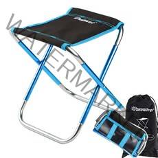 올포디움 휴대용 초경량 접이식의자(M) 분리형 캠핑 등산 낚시 7075 듀랄루민, 블루, 1개