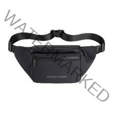 비바로드 캐주얼 힙색 슬링백, 블랙