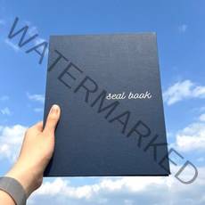 포켓몬 띠부띠부씰 앨범 북 바인더 포켓몬빵스티커 씰북 세트 OPP 속지추가, 플래티넘, 네이비