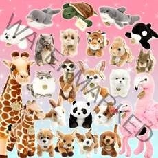 주주 동물 인형, 20_미요니 아기토끼 화이트18cm