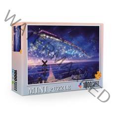 1000피스조각 퍼츨 달 인테리어 고난이도 성인 전문가, 별빛 아래 기차