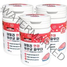 파미데이즈 강아지 데일리 유산균 파우더 100g, 연어, 3개