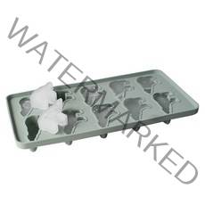 체리하우스 파스텔 실리콘 아이스몰드 북극곰 10구, 다크그린