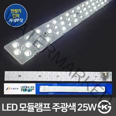 두영 LED 자석타입 모듈램프 25W, 화이트(램프), 주광색(광원색)