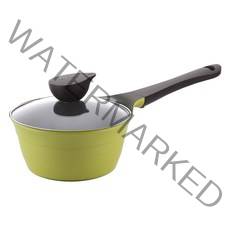 네오플램 일라 인덕션 겸용 편수냄비, 올리브그린, 18cm