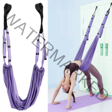 [문박스] [구매사은품] 도어픽스 가정용 플라잉 요가 운동 기구 세트 필라테스 다이어트 스트레칭 척추 해먹 허리 자세 홈 플라잉요가, 핑크