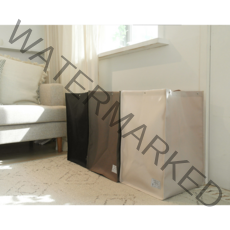 친환경 분리수거함 일체형 분리수거가방 재활용 가정용 쓰레기 대용량 원룸 타포린, 블랙