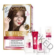 로레알파리 엑셀랑스 크림 염모제, 5호 자연갈색, 1개