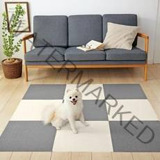 도톰매트 반려동물 미끄럼방지 도톰매트 10p, 그레이
