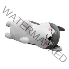 기프트앤돌 대형 위도그 슬리핑 강아지 애착인형 45cm, 난허스키