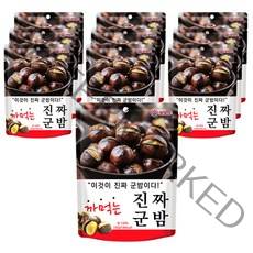 까먹는 진짜 군밤, 100g, 10개