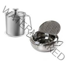 키친아트 스텐 오일포트 + 인덕션 튀김냄비 24cm