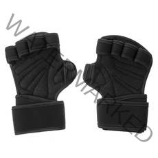 코멧 스포츠 벨크로 헬스장갑, 블랙