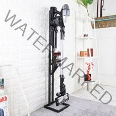 스마트리빙 풀 메탈 테팔 에어 포스 360 청소기 거치대, 블랙