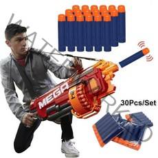너프건총알 저격총엘리트수퍼소커라이벌 NERF 메가 너프 . 레드 스나이퍼 라이플 422, 30pcs 블루