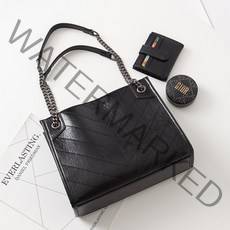 엔도르시 여성용 미듐라지 체인 스퀘어 숄더백 EBA930