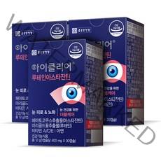 아이클리어 루테인아스타잔틴 12g, 30캡슐, 3개